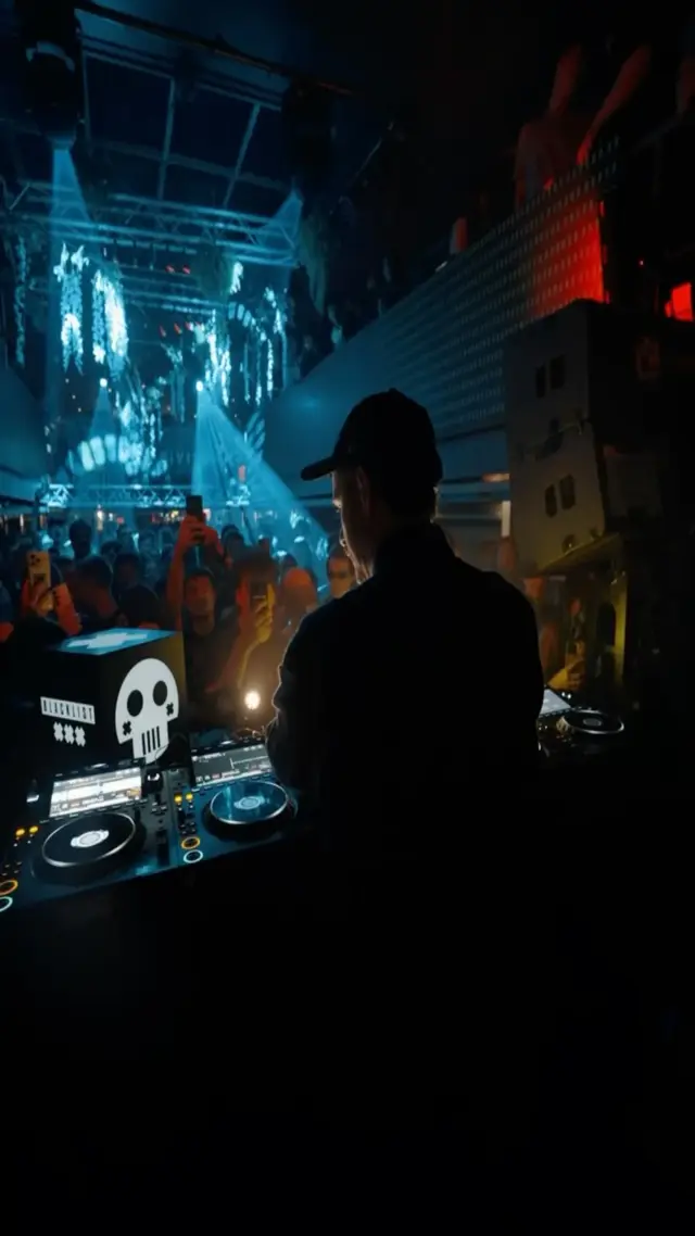 Poster still, Borgore one-take performance clip